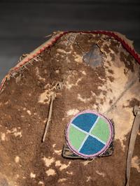 Osage Buffalo Hide Shield and Cover