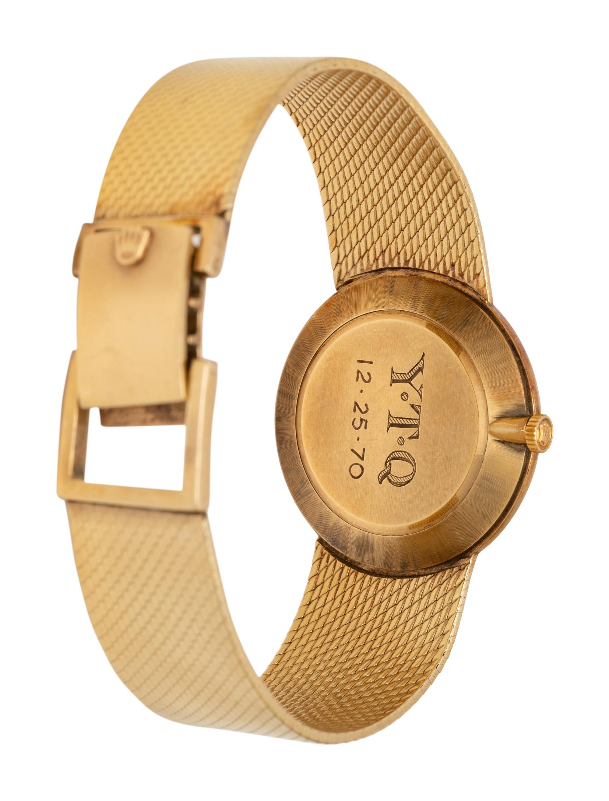 ROLEX, 14K YELLOW GOLD WATCH