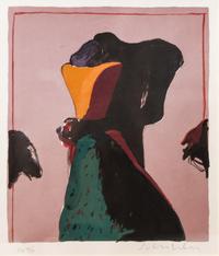 Fritz Scholder, (American, 1937-2005), Monster Love, Dream C
