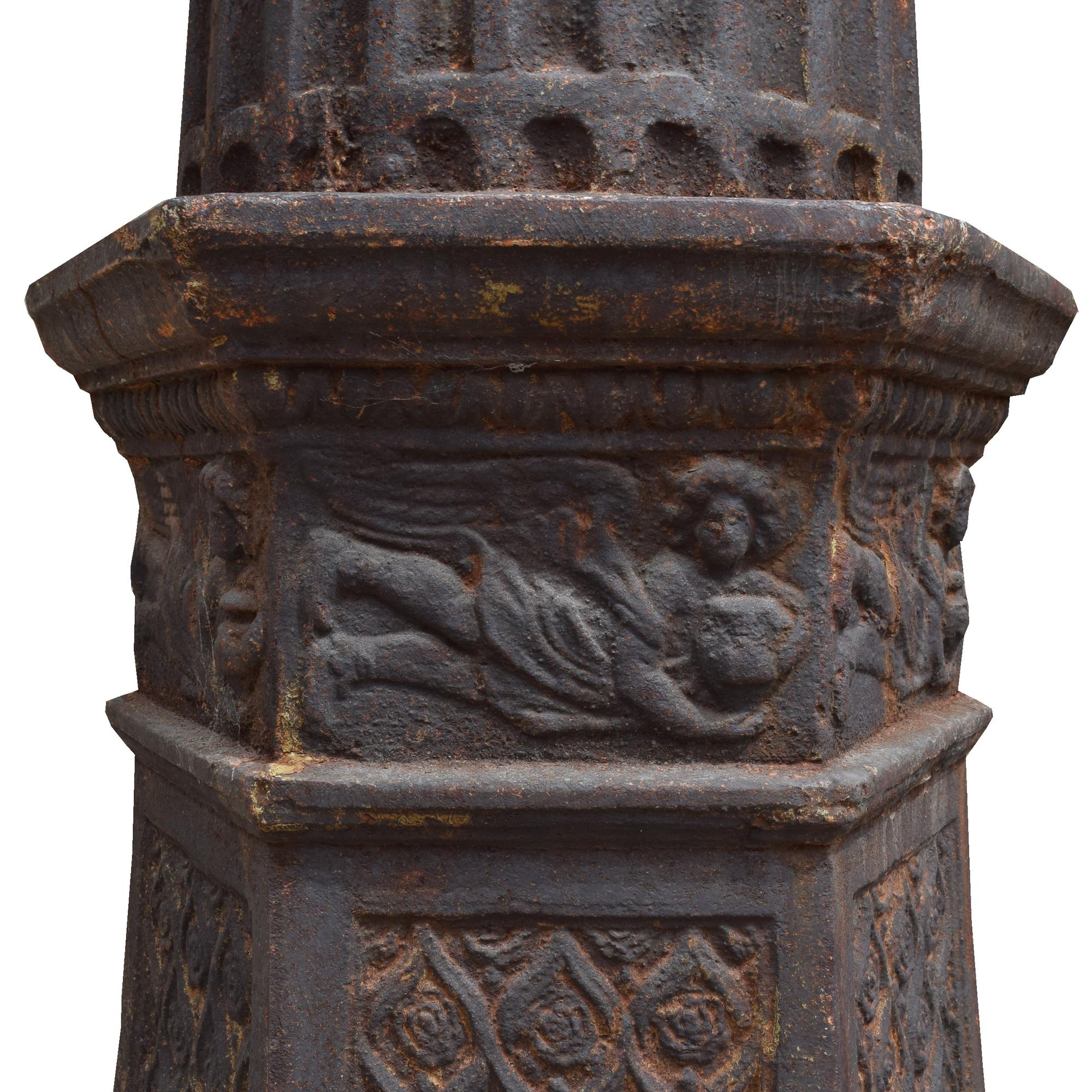 A Lamp Post from the World's Columbian Exposition 25" W x 25" D x 255" H — United States, Circa 1893