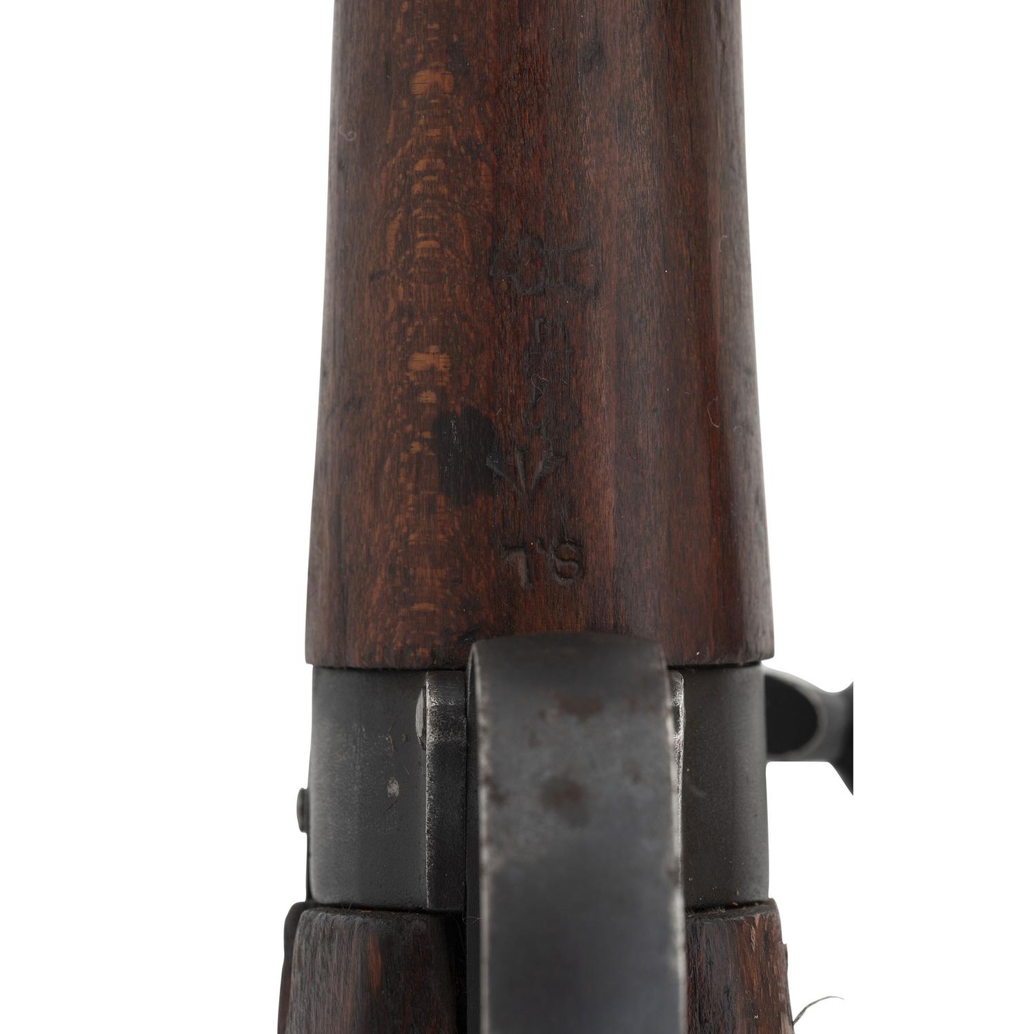** WWII-era Enfield R.O.F.M. No.4 Mk.1 Rifle in Sniper Configuration with Accessories and Scope