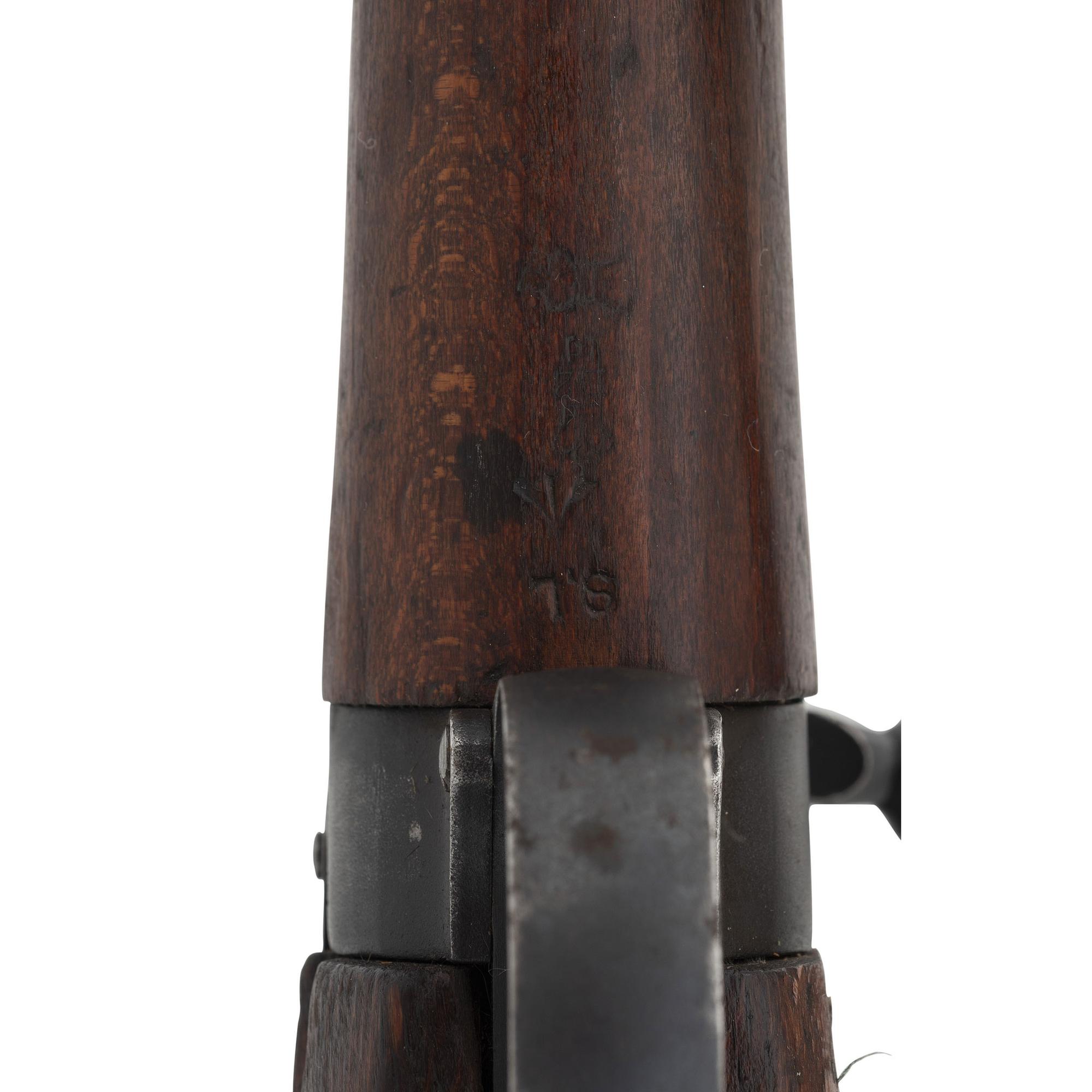 ** WWII-era Enfield R.O.F.M. No.4 Mk.1 Rifle in Sniper Configuration with Accessories and Scope