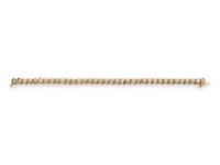 YELLOW GOLD AND DIAMOND BRACELET