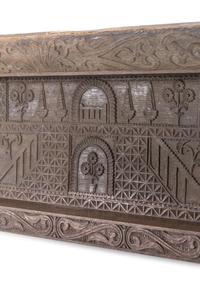 An English Carved Oak Hanging Rack in the William and Mary Taste