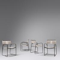 Set of Four Lounge Chairs, model C-1700, c. 1980 Brown Jordan, USA