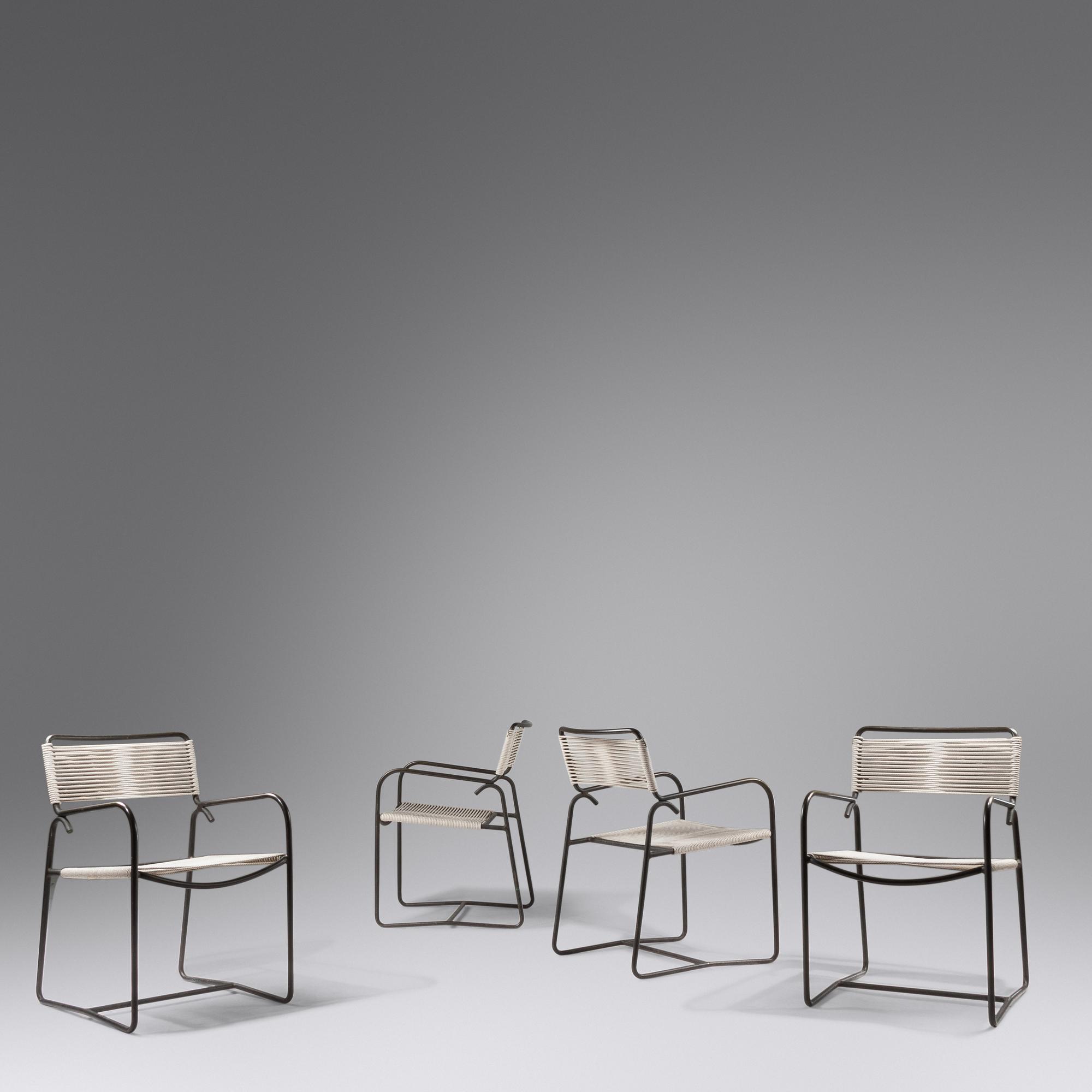 Set of Four Lounge Chairs, model C-1700, c. 1980 Brown Jordan, USA