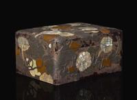 A Japanese Rinpa style metal and mother of pearl-inlaid lacquer "Morning Glories" box, Edo to Meiji period 琳派嵌百寶漆盒 江戶至明治