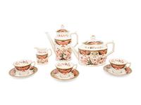 A Royal Crown Derby Japan Porcelain Dessert Service
