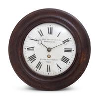 A French Oak Wall Clock