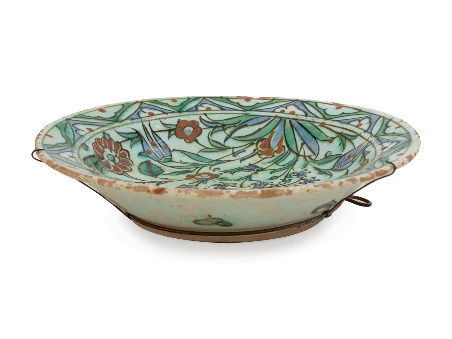 An Iznik Pottery Charger