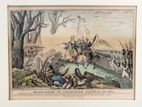 A Group of American Prints, , most after Currier & Ives, some hand colored, 16 total.