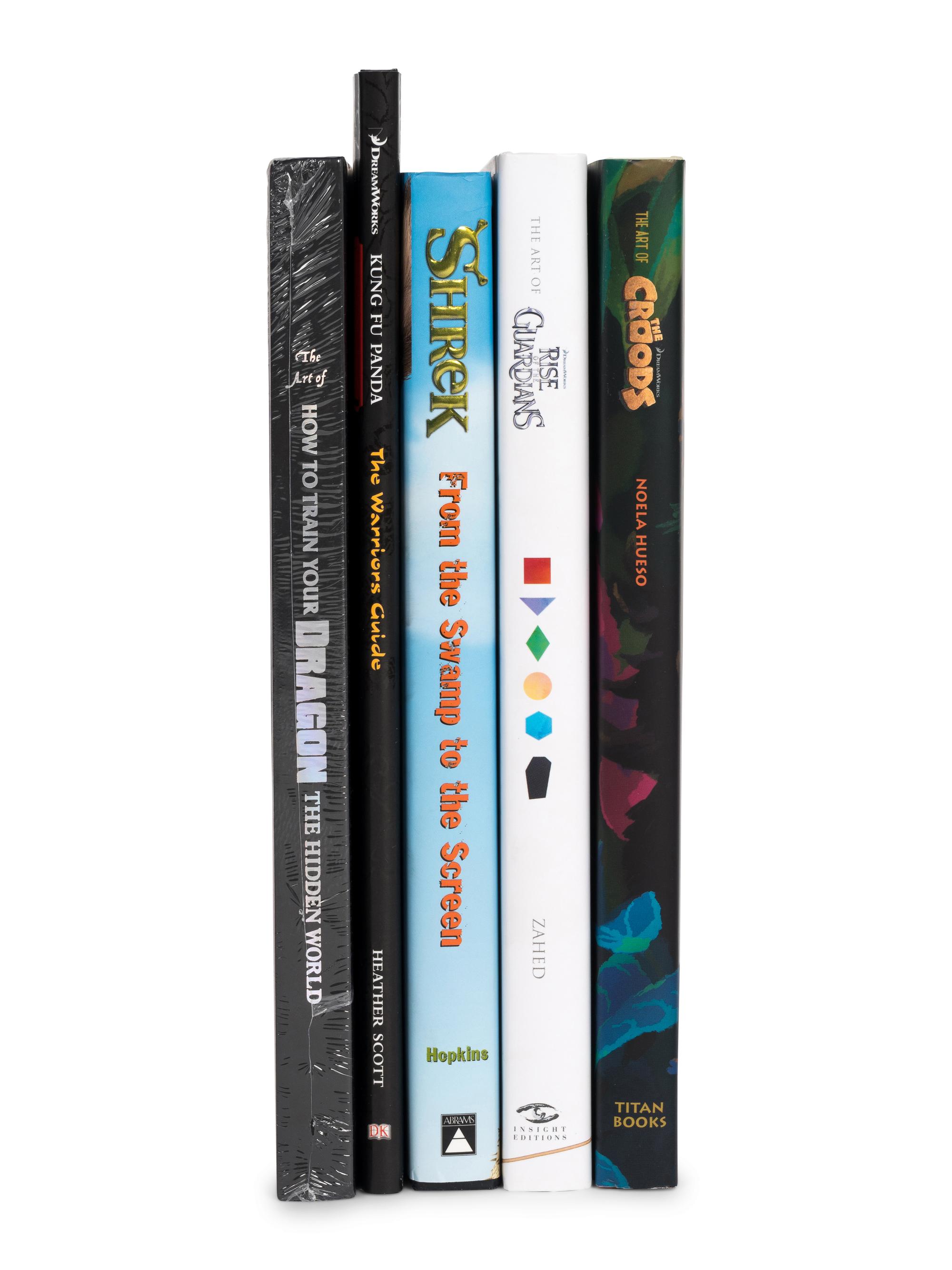 (Animation) A group of 6 art books from DreamWorks animated films, comprising:
