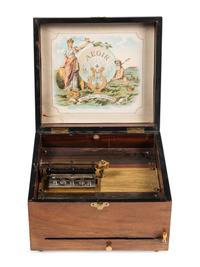 An Aegir 8 7/16-Inch Disk Music Box