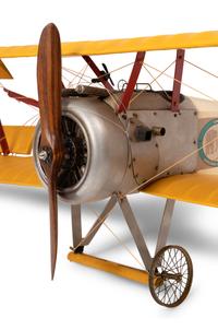 Five Painted Metal Airplane Models