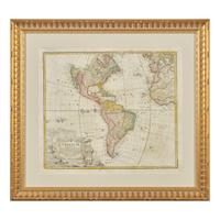 [Maps & Atlases] Americae Mappa generalis Secundum legimitas projectionis Stereiographiae regulas