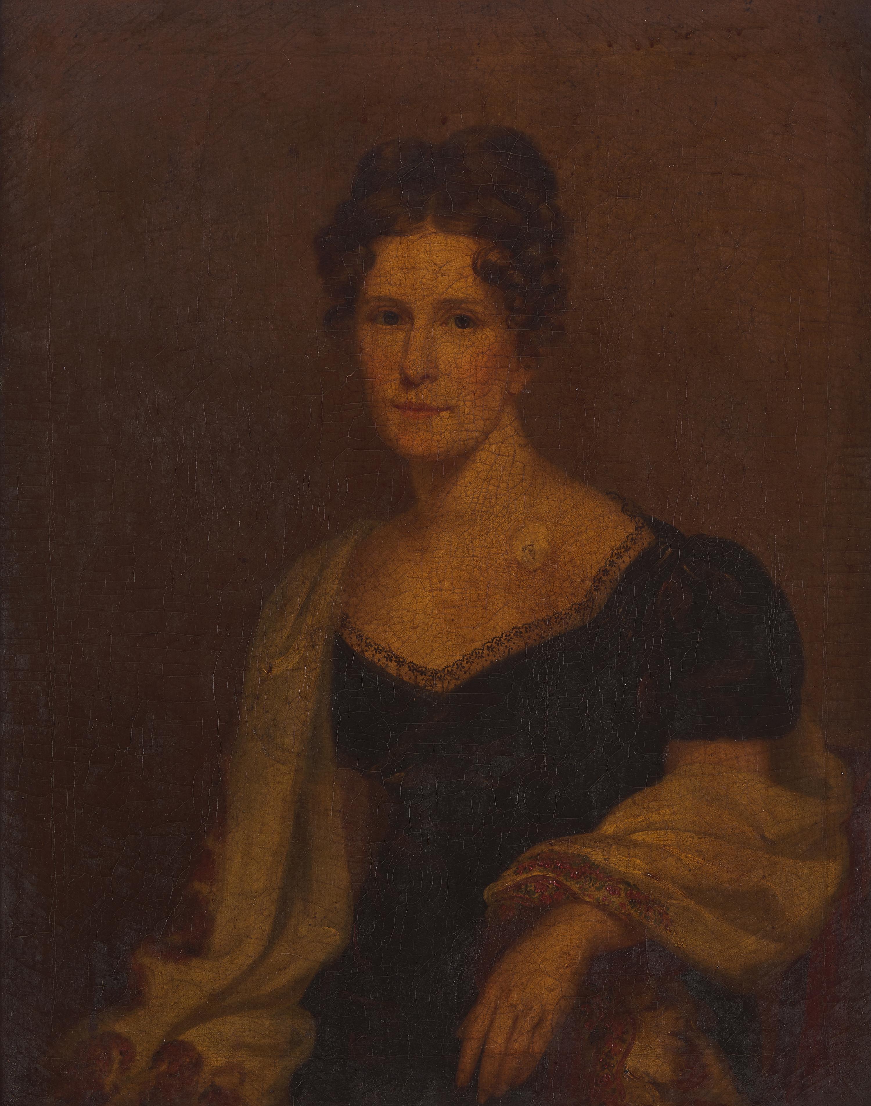 Attributed to Sarah Miriam Peale (1800-1885) — Three Portraits: Charles Salmon (1791-1835) and Eliza A. Wyant-Salmon (1792-1846) of Frederick County, Maryland, and Blanche Virginia Ogden (1853-1936), Circa 1820 and 1860