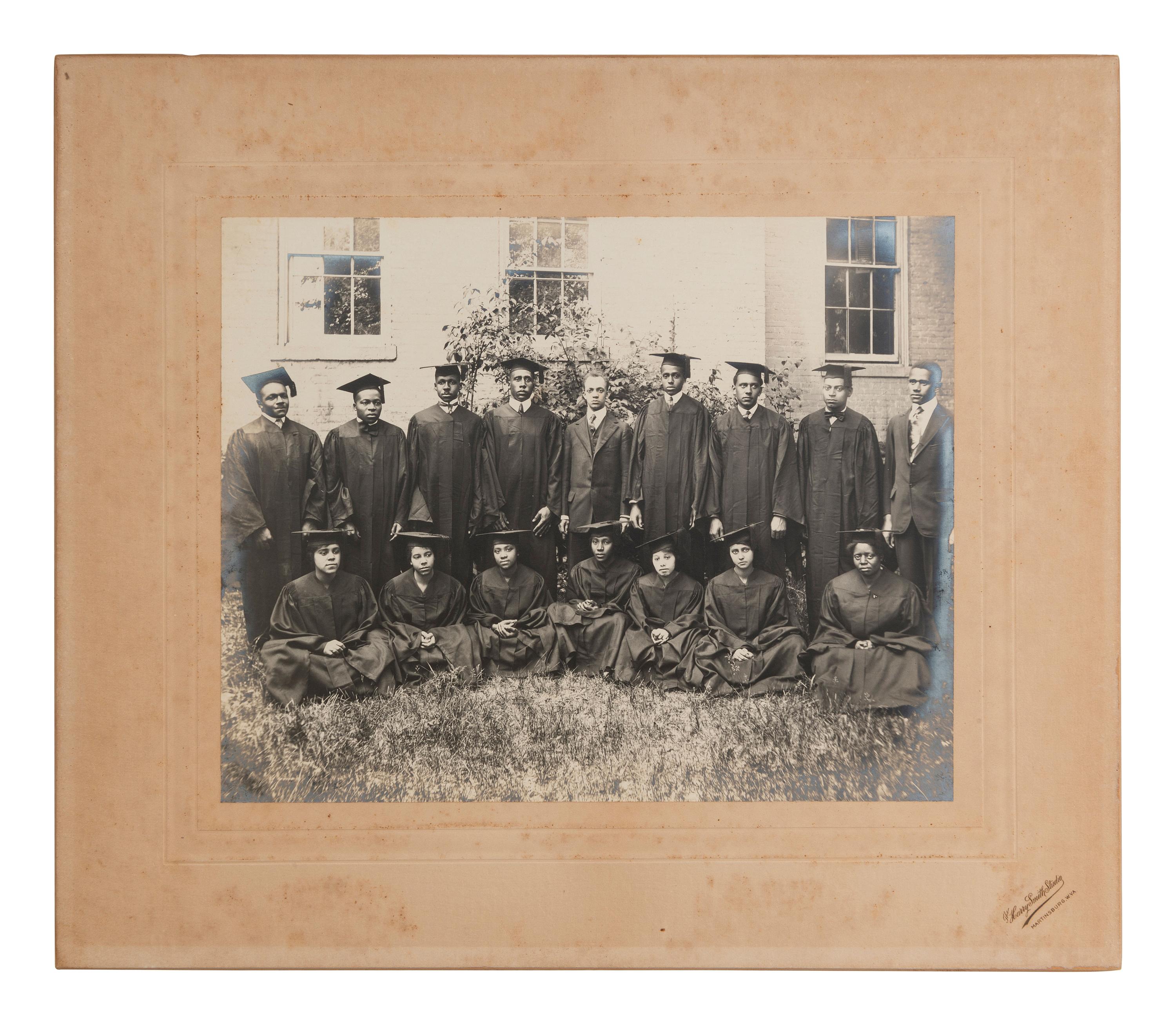 [African Americana] Group of 6 Photos of African American Subjects, incl. Graduates. Late 19th-early 20th century