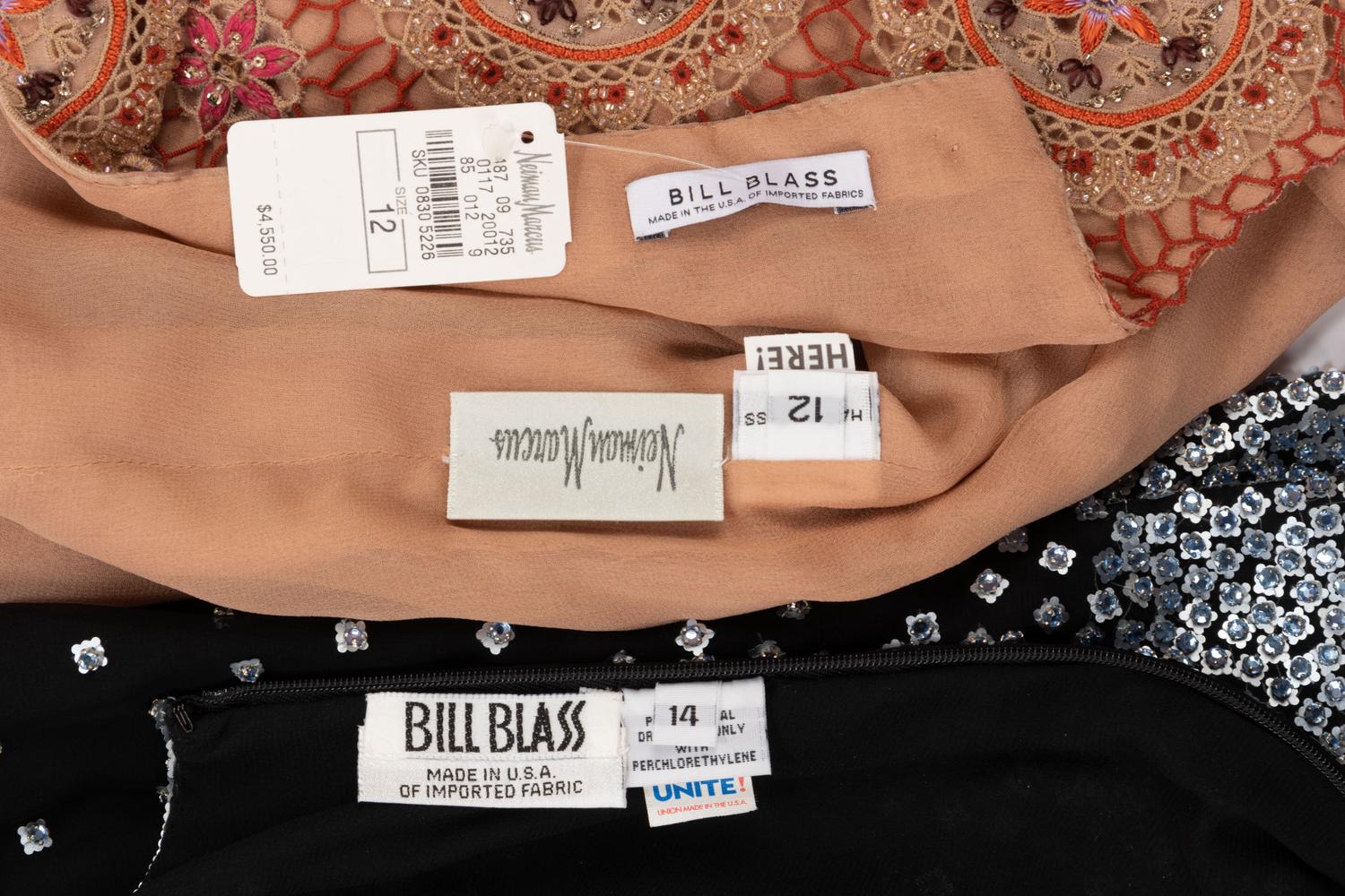 Two Bill Blass Beaded Tops, 1990s