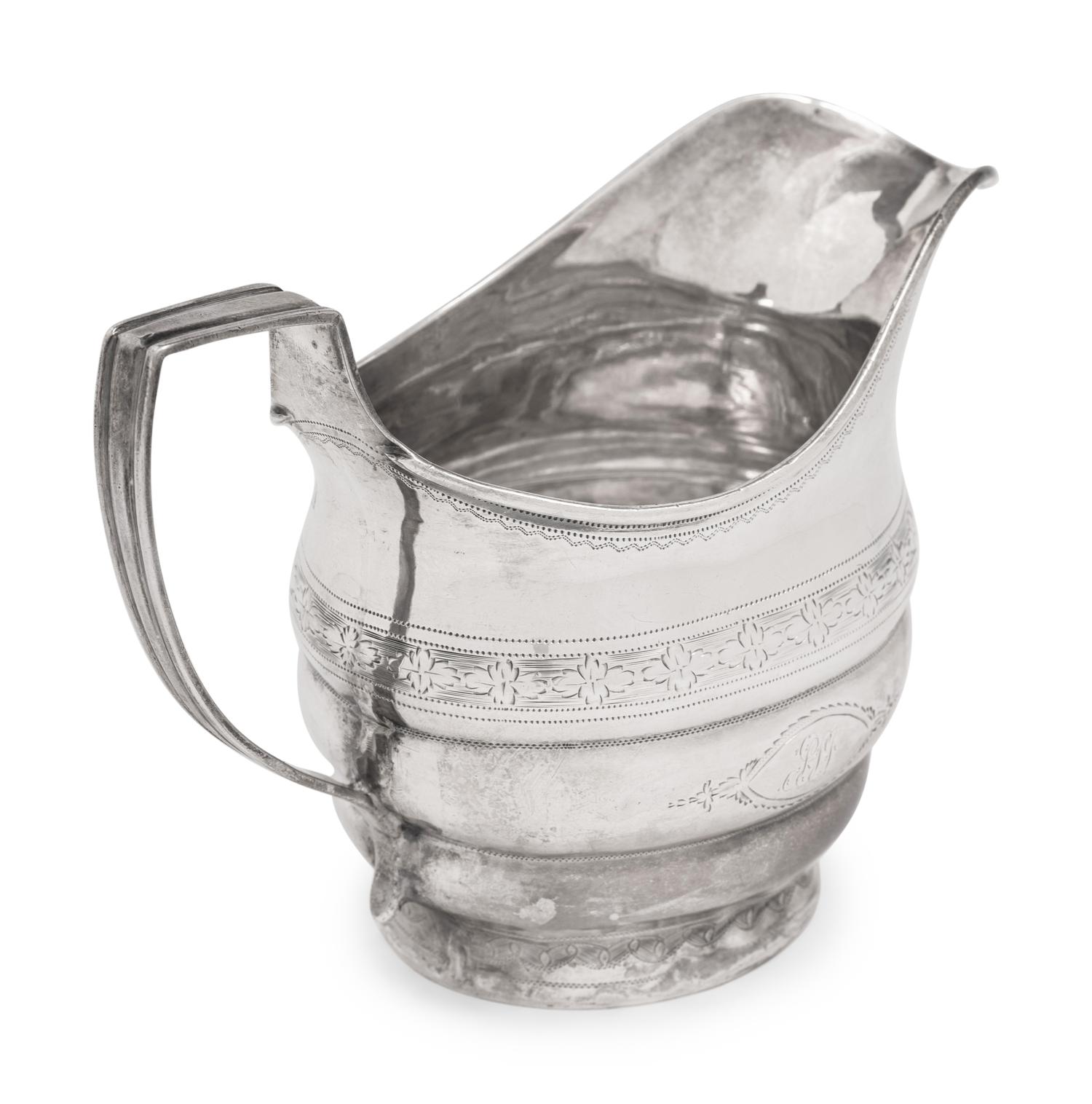 An Irish George III Silver Creamer