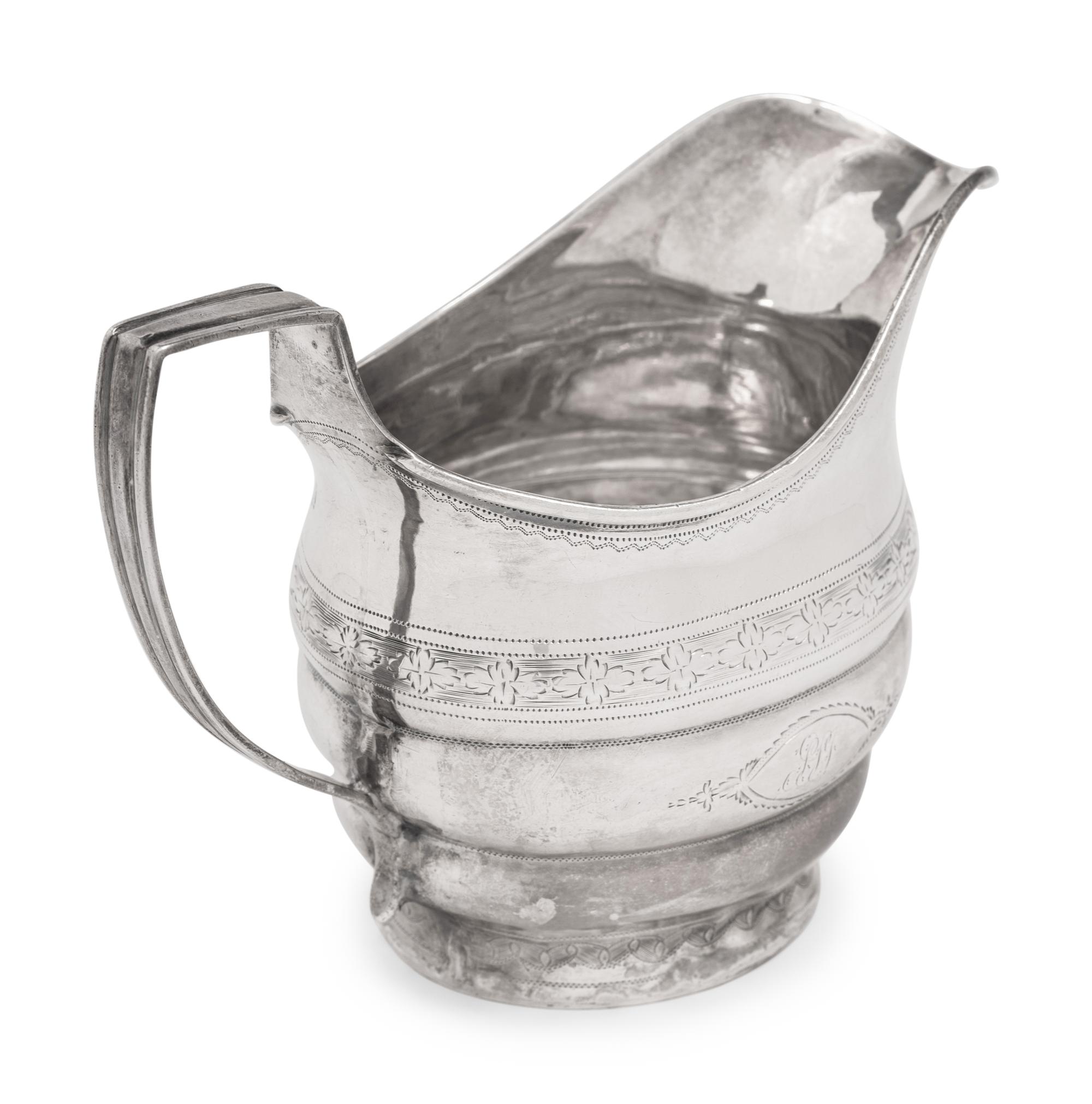 An Irish George III Silver Creamer