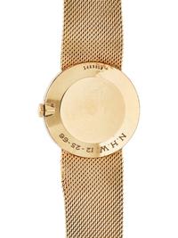 OMEGA, 14K YELLOW GOLD AND DIAMOND WATCH