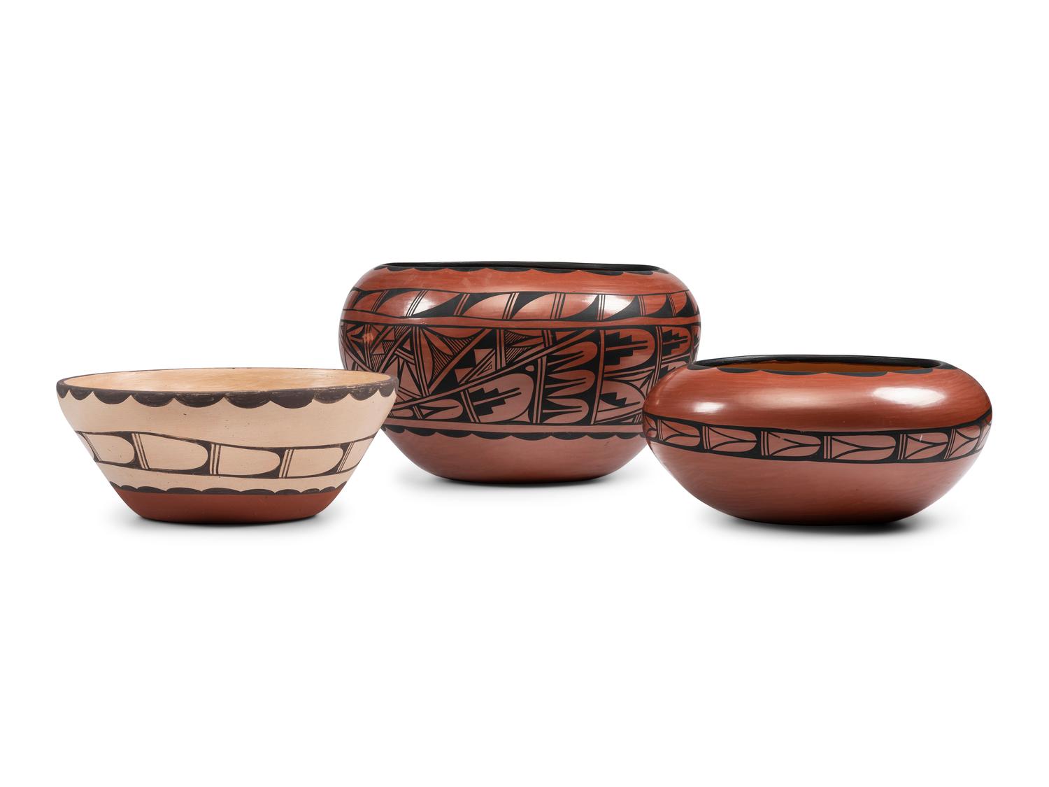 Set of Pottery Bowls