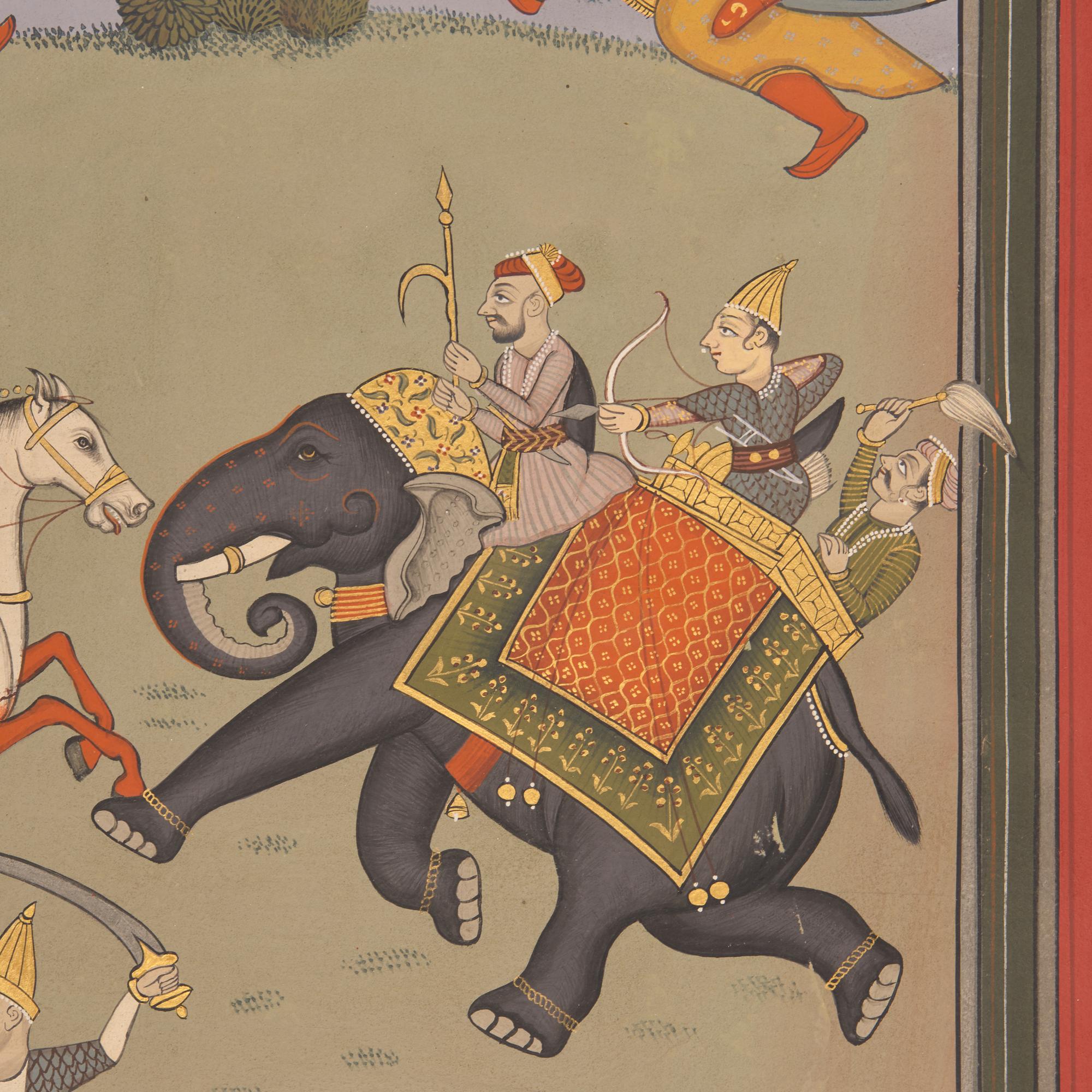 A Painting of Ragamala Series: Nata Ragini 3, Nathadwara, Rajasthan, India, 20th Century