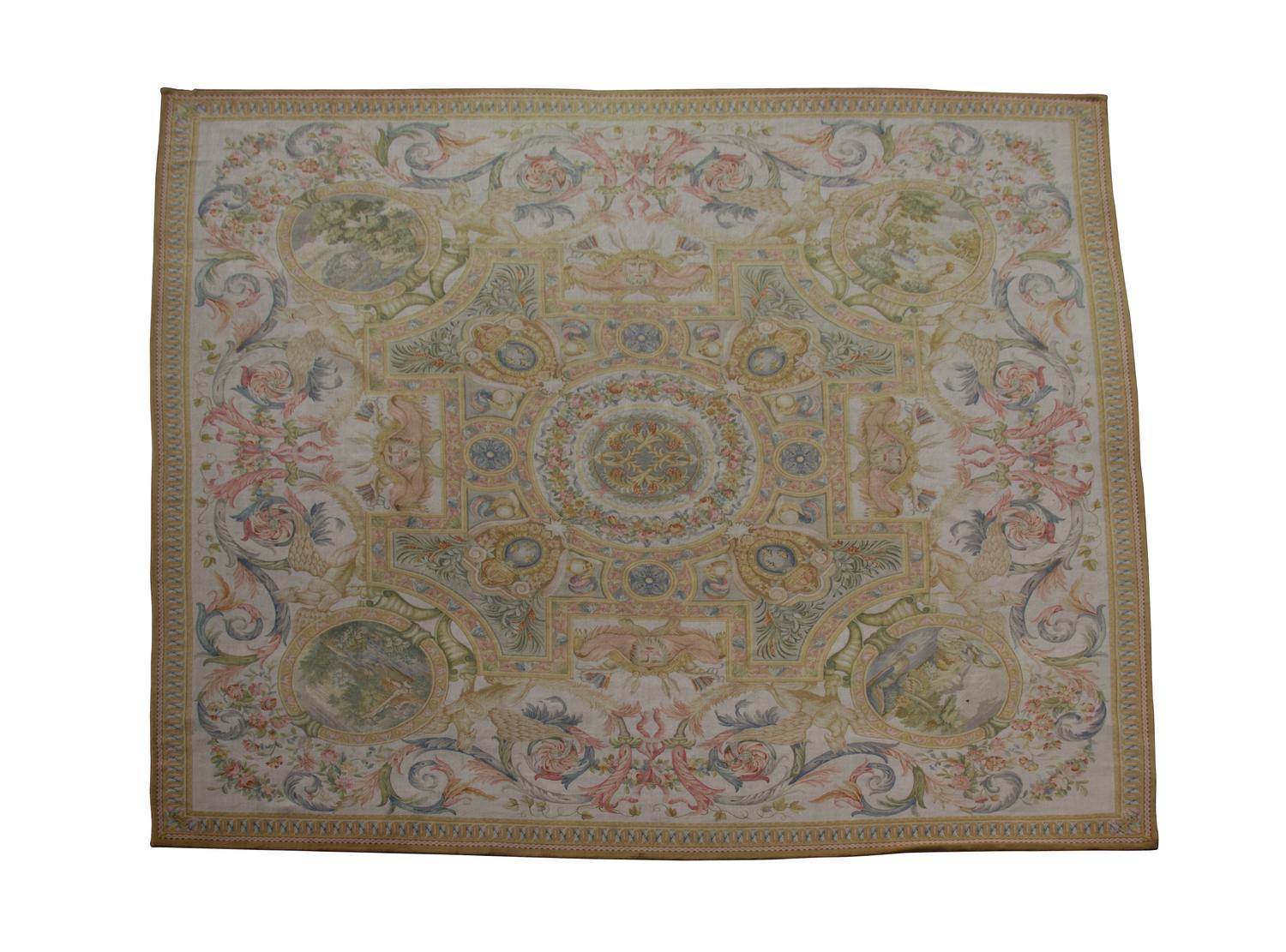 A Louis XVI Aubusson Style Rug 18 feet x 18 feet 6 inches. — 20TH CENTURY