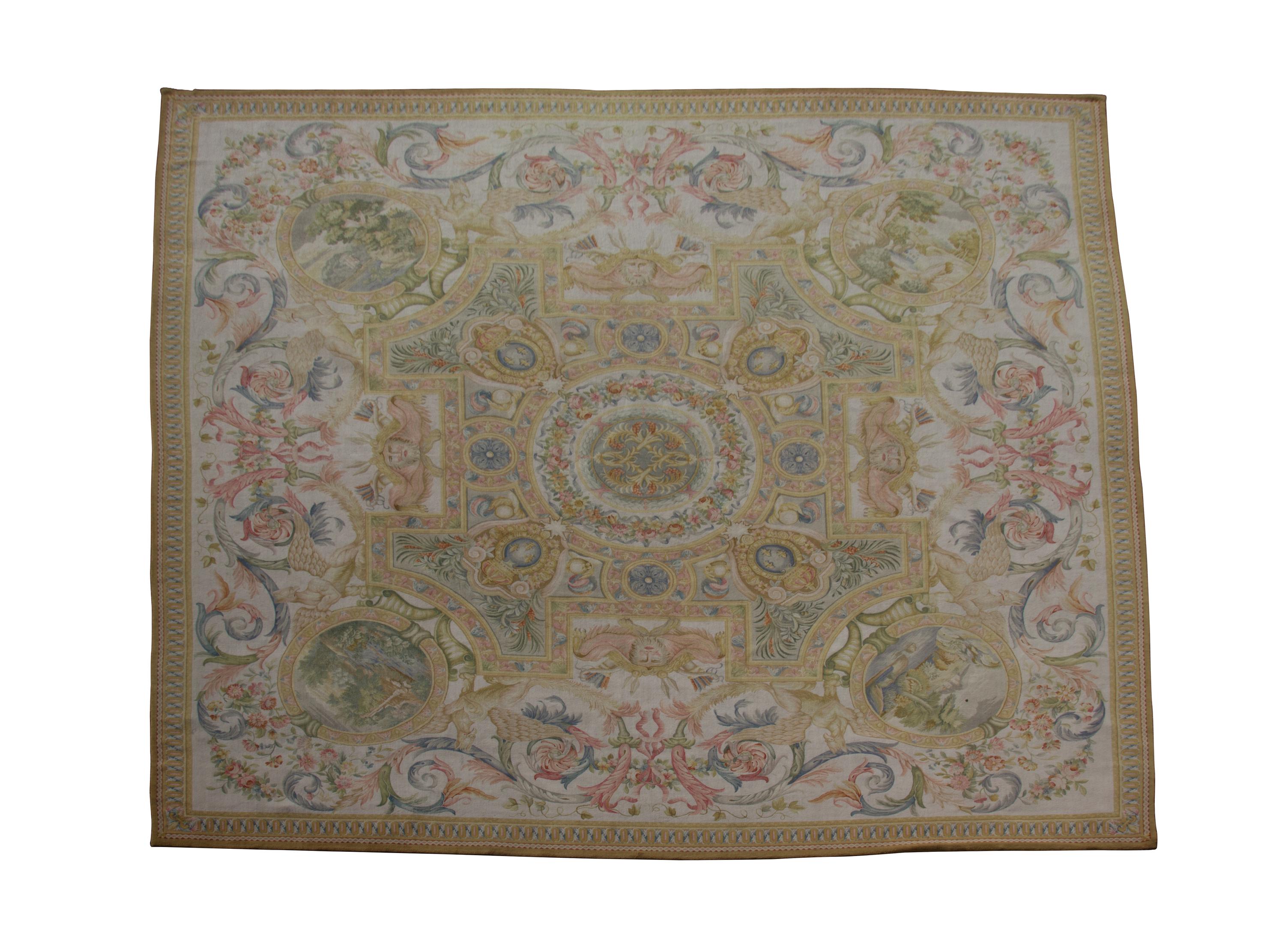A Louis XVI Aubusson Style Rug 18 feet x 18 feet 6 inches. — 20TH CENTURY