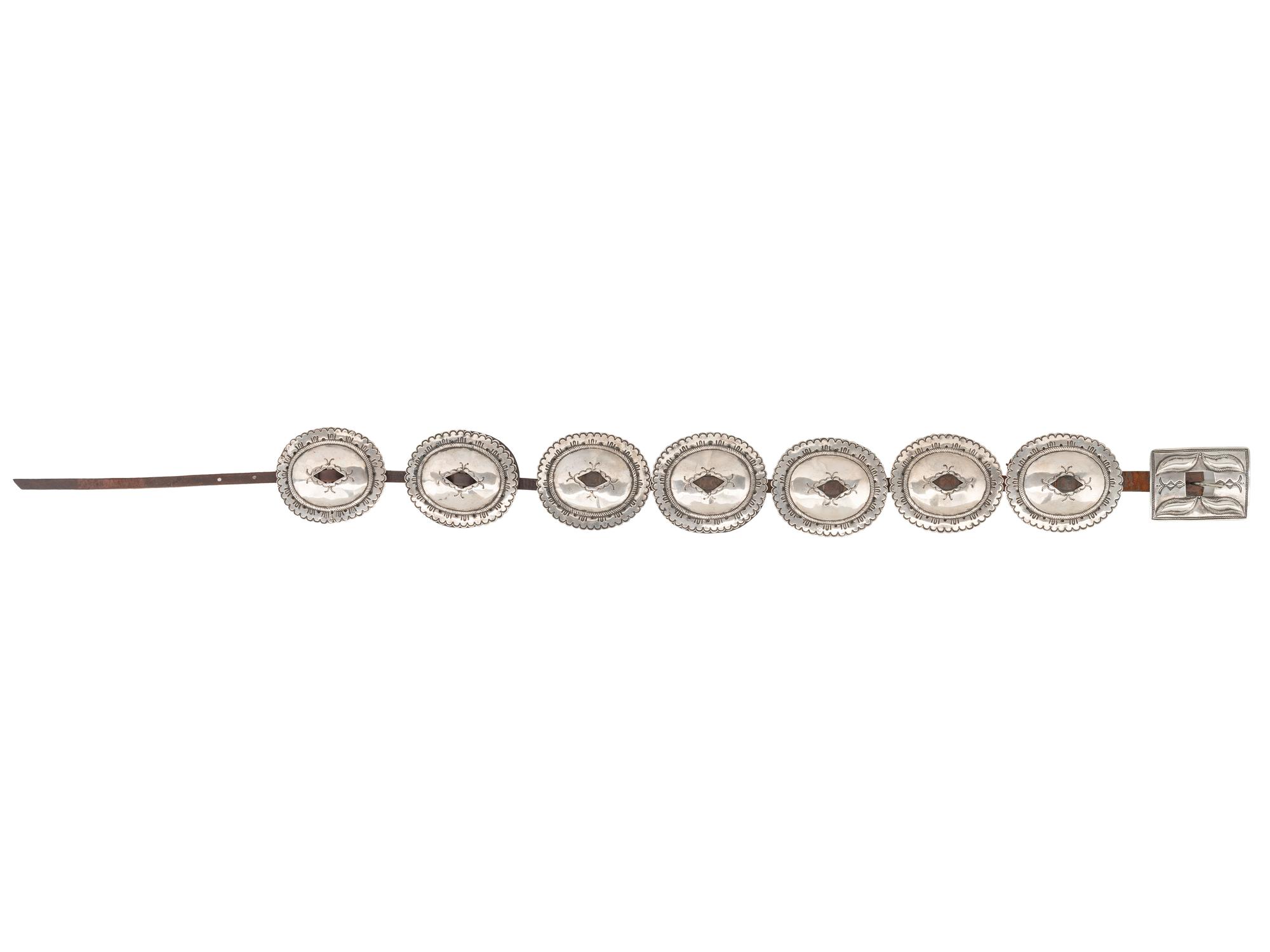 Navajo First Phase Ingot Concha Belt