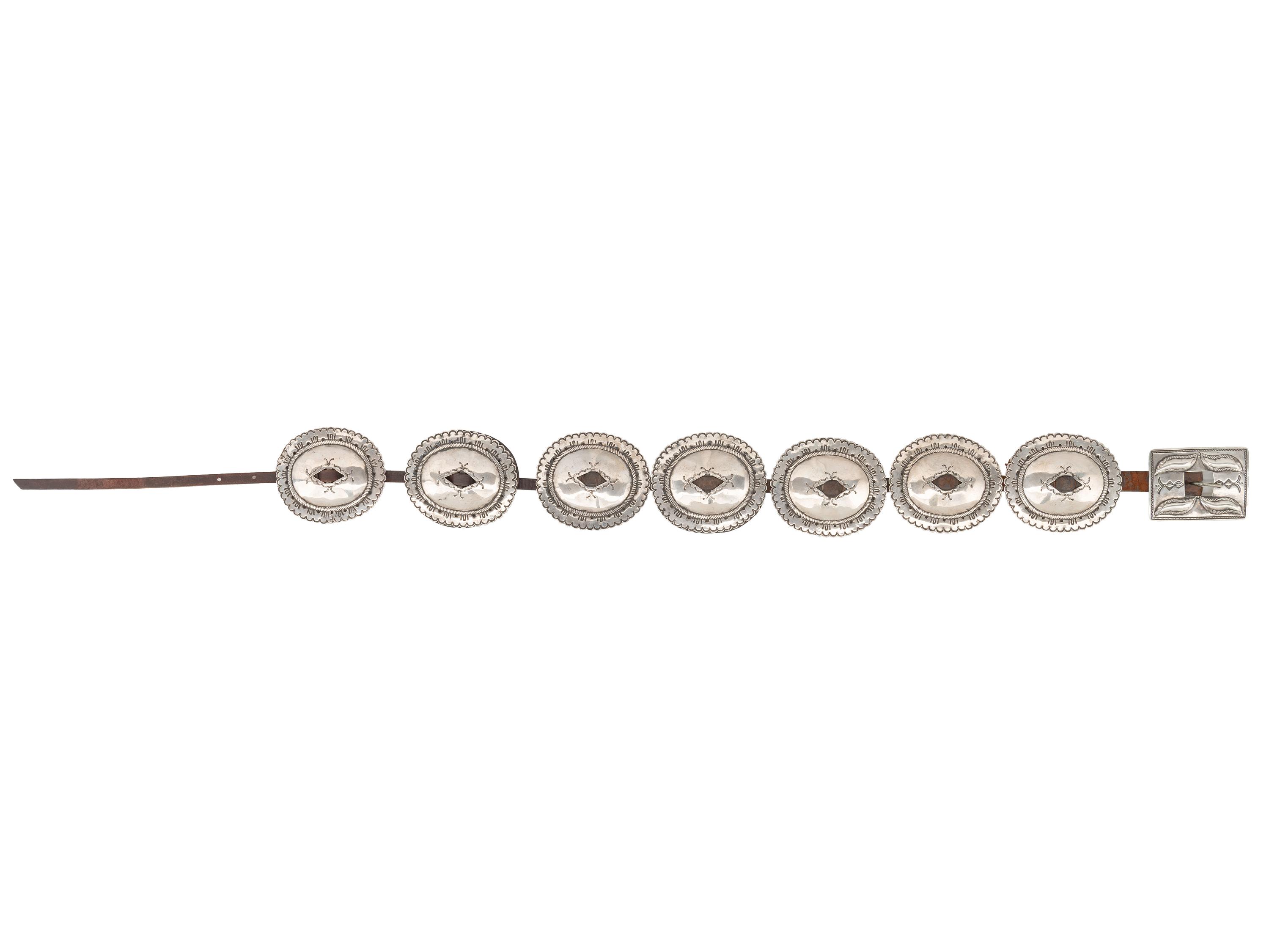 Navajo First Phase Ingot Concha Belt