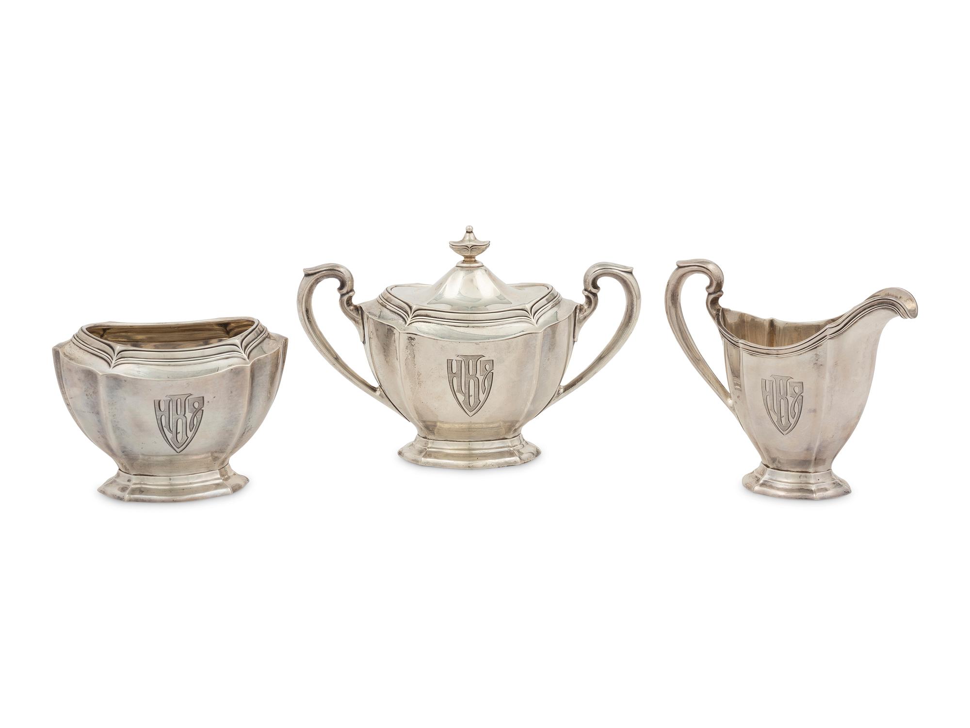 An American Silver Seven-Piece Tea and Coffee Service