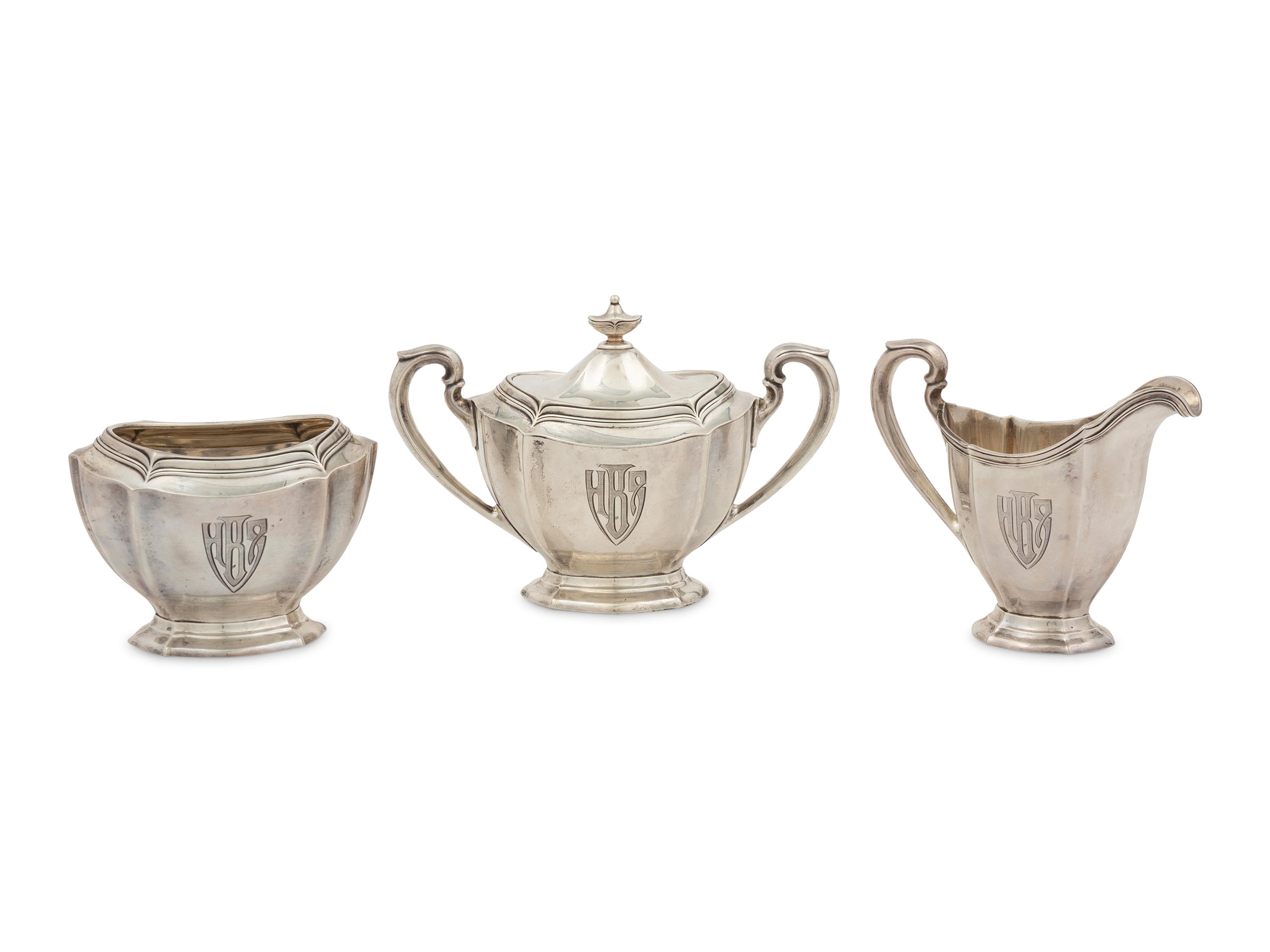 An American Silver Seven-Piece Tea and Coffee Service