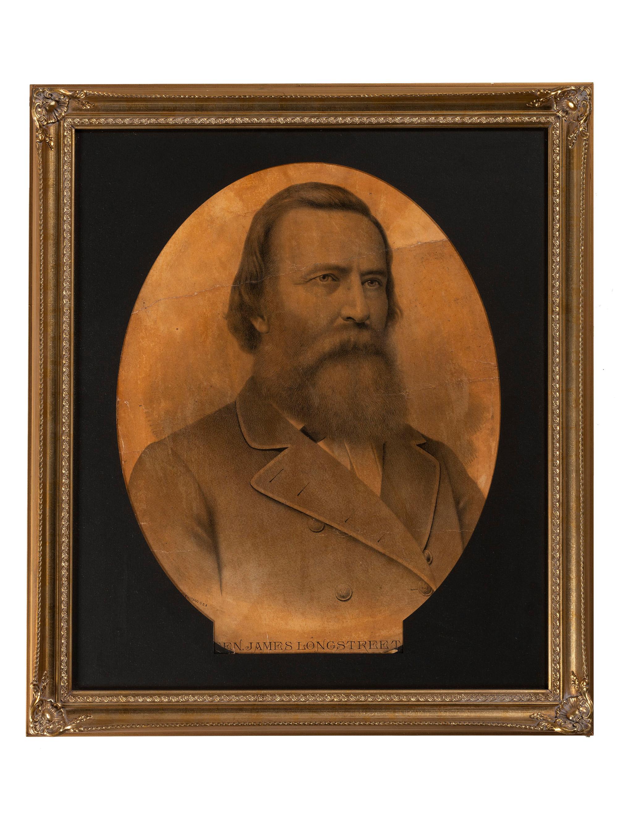 [LONGSTREET, JAMES (1821-1904)]. Gen. James Longstreet . Chicago: Kurz & Allison, [ca 1885].