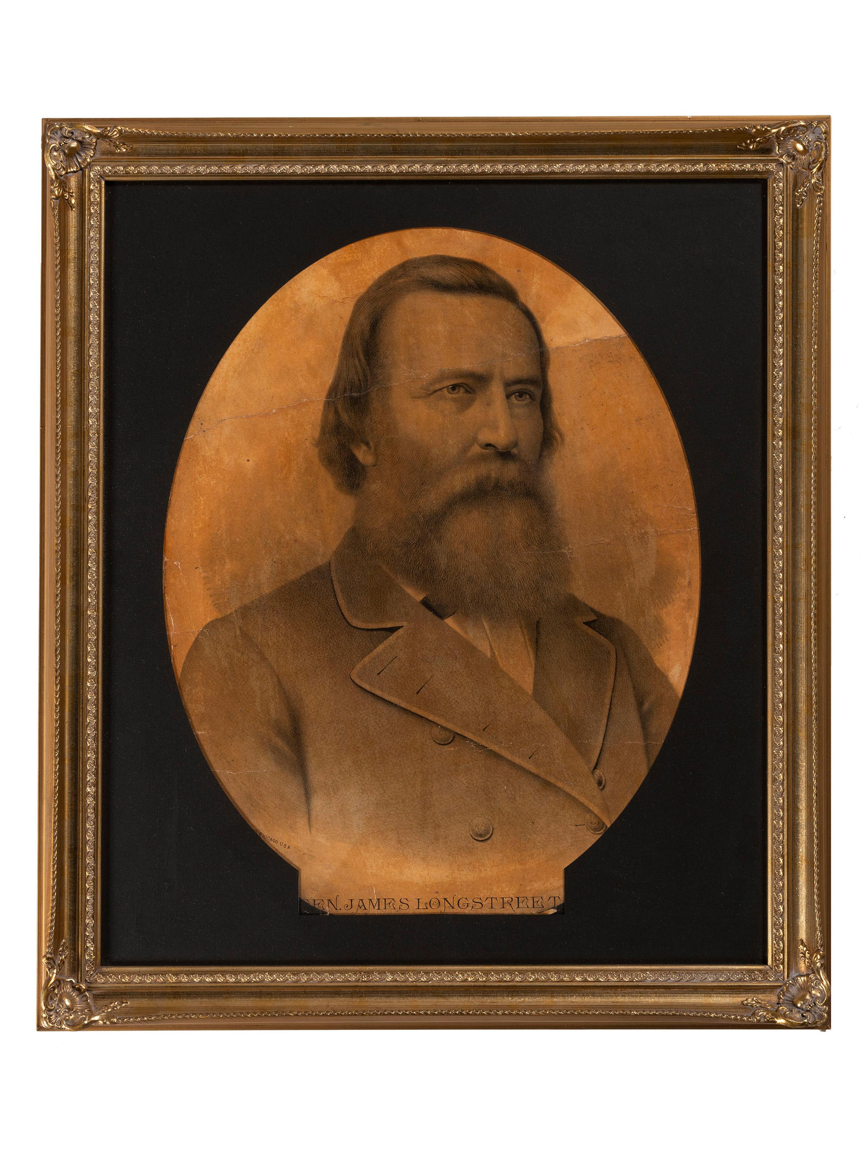 [LONGSTREET, JAMES (1821-1904)]. Gen. James Longstreet . Chicago: Kurz & Allison, [ca 1885].