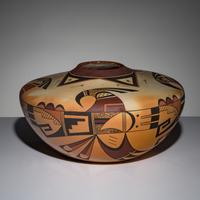 Debbie Clashin (Hopi-Tewa, b. 1969) — Polychrome Pottery Jar, 2023