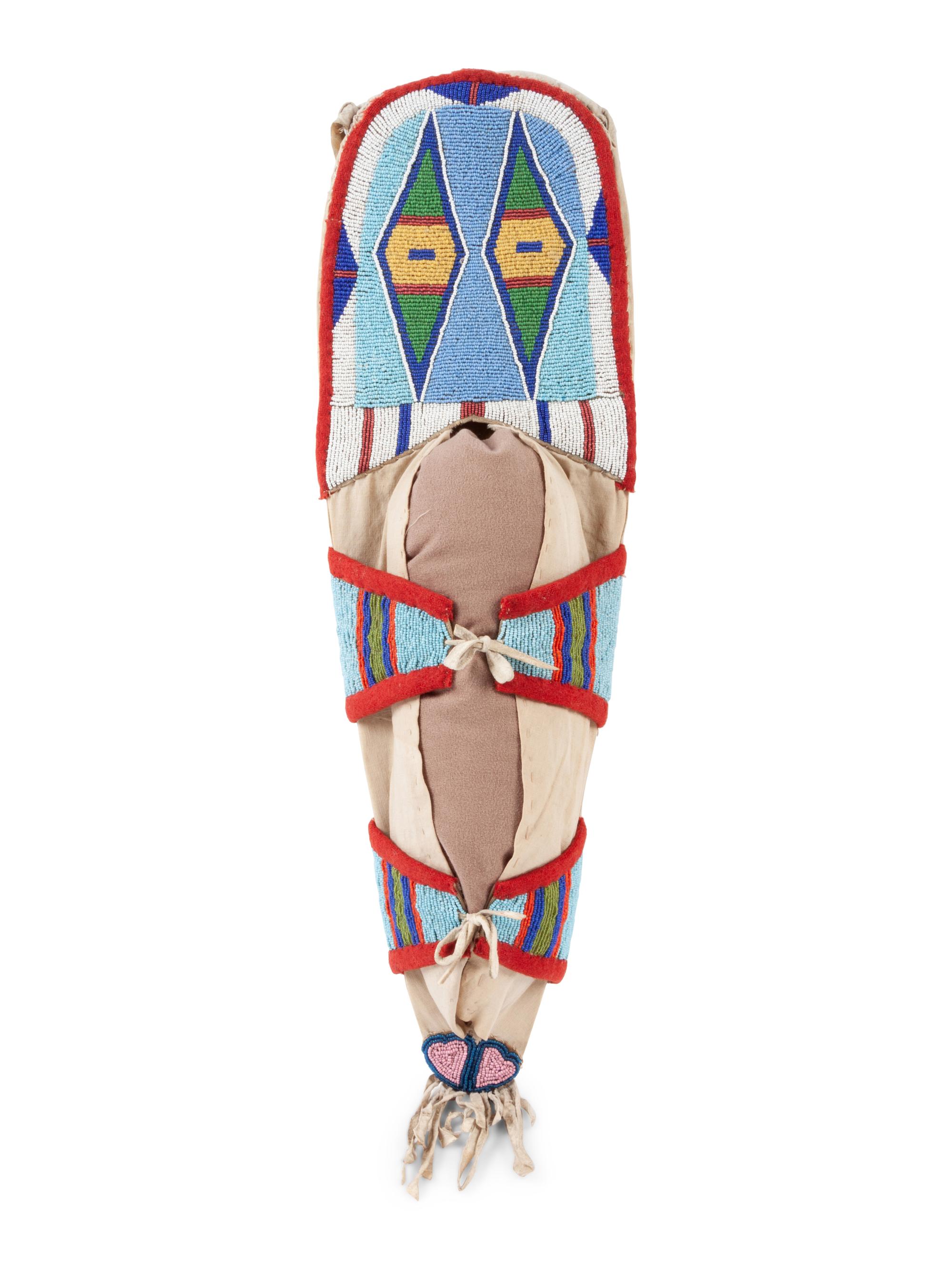 Apsáalooke Beaded Doll Cradle