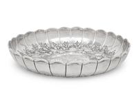 A George III Silver Armorial Sweetmeat Dish