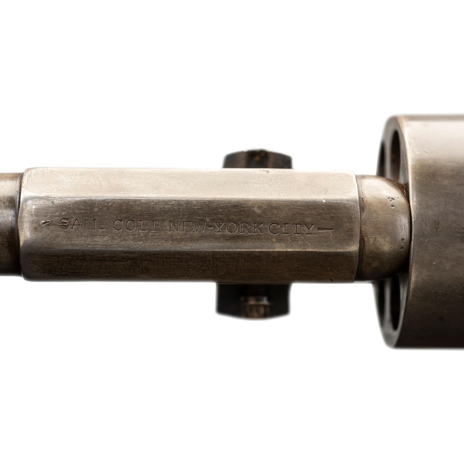 Aged Reproduction Colt Third Model Dragoon Revolver Cut for Stock
