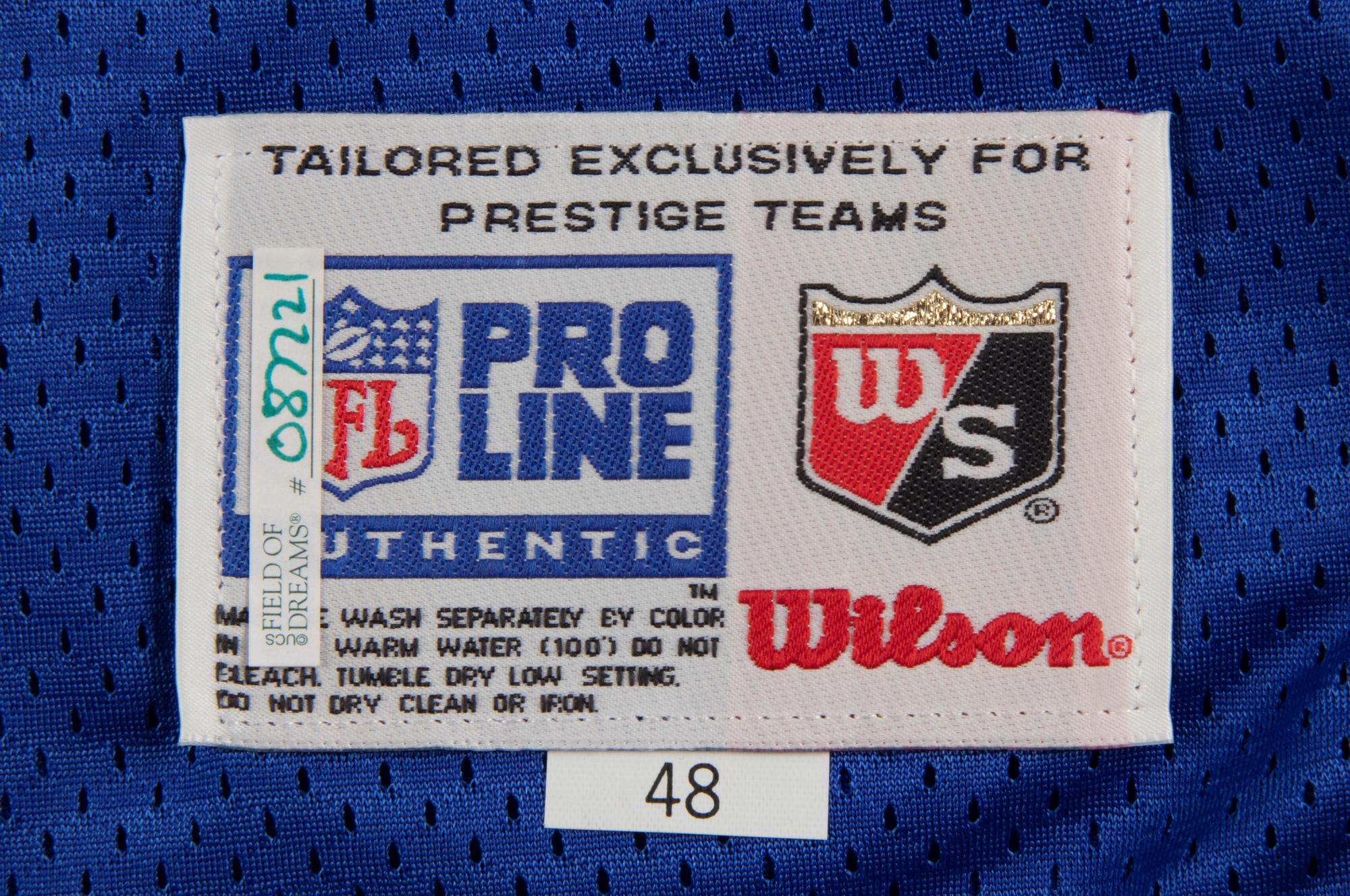 A Drew Bledsoe Signed New England Patriots Jersey (Wilson Pro Line),