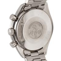 OMEGA, STAINLESS STEEL 'SPEEDMASTER REDUCED' WATCH WITH OMEGA BRACELET