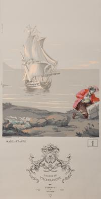 A Complete Set of Fourteen Zuber et Cie. La Cote de Villefranche Wallpaper Panels