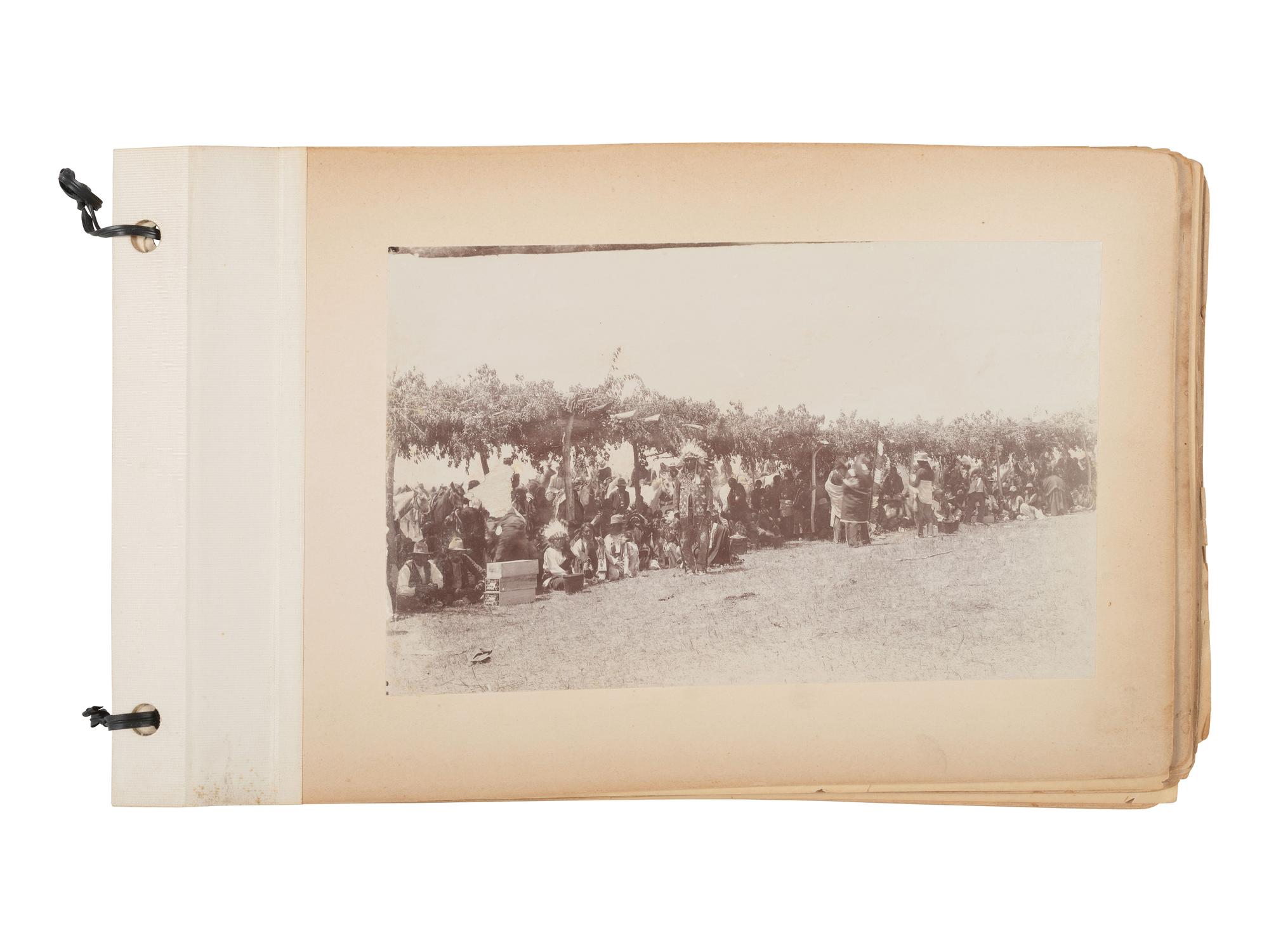 ANDERSON, J.A. (1869-1948), photographer. Unbound album containing 22 photographs of Rosebud Agency, South Dakota, ca 1890s.