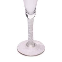 A Group of Six Opaque Twist Wine Stems