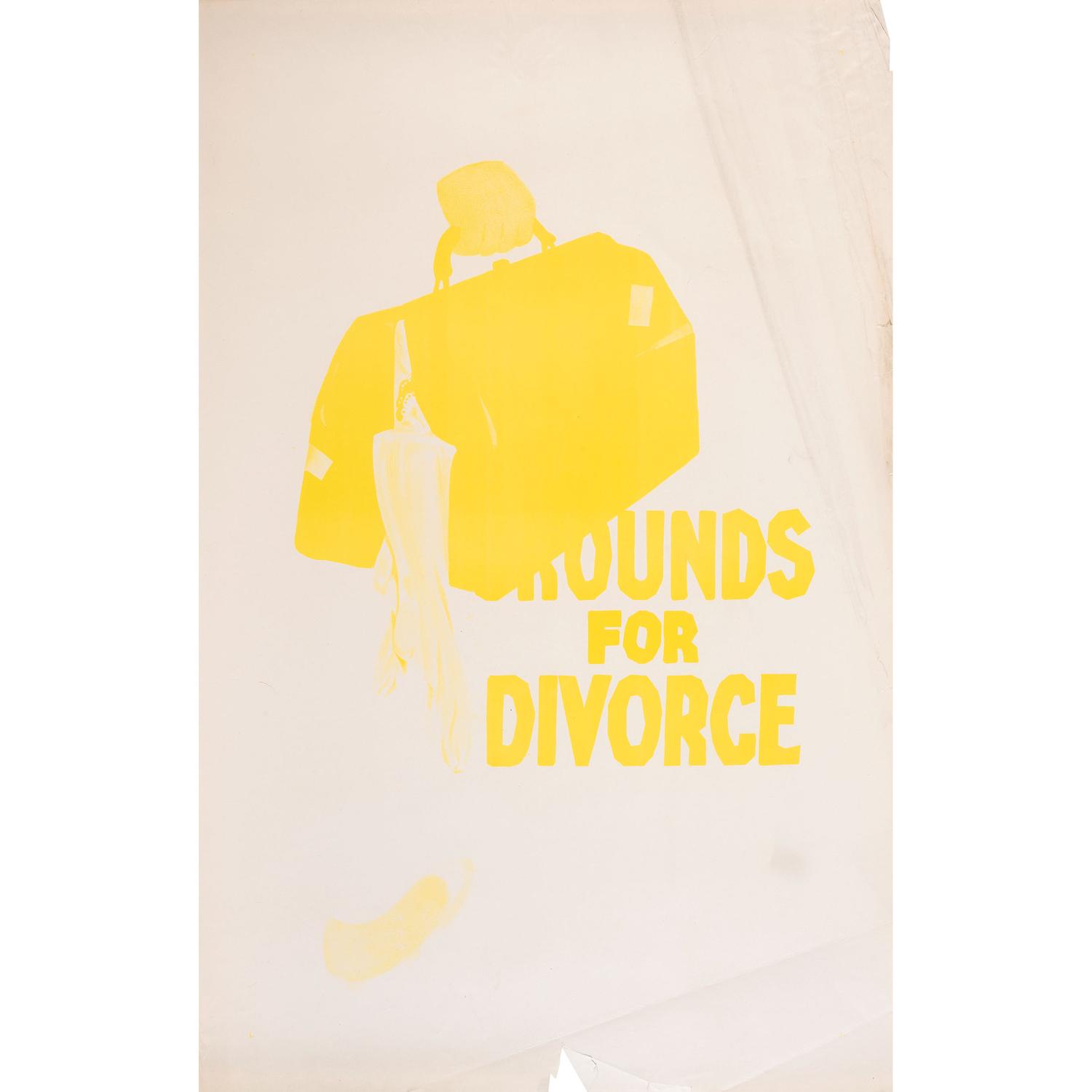 Nine Paramount Pictures "Grounds for Divorce" Film Posters