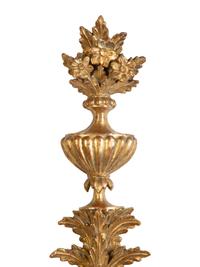 A Pair of Louis XV Style Giltwood Two-Light Wall Sconces — EARLY 20TH CENTURY