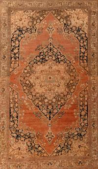 A Hadji Jalili Tabriz Wool Rug
