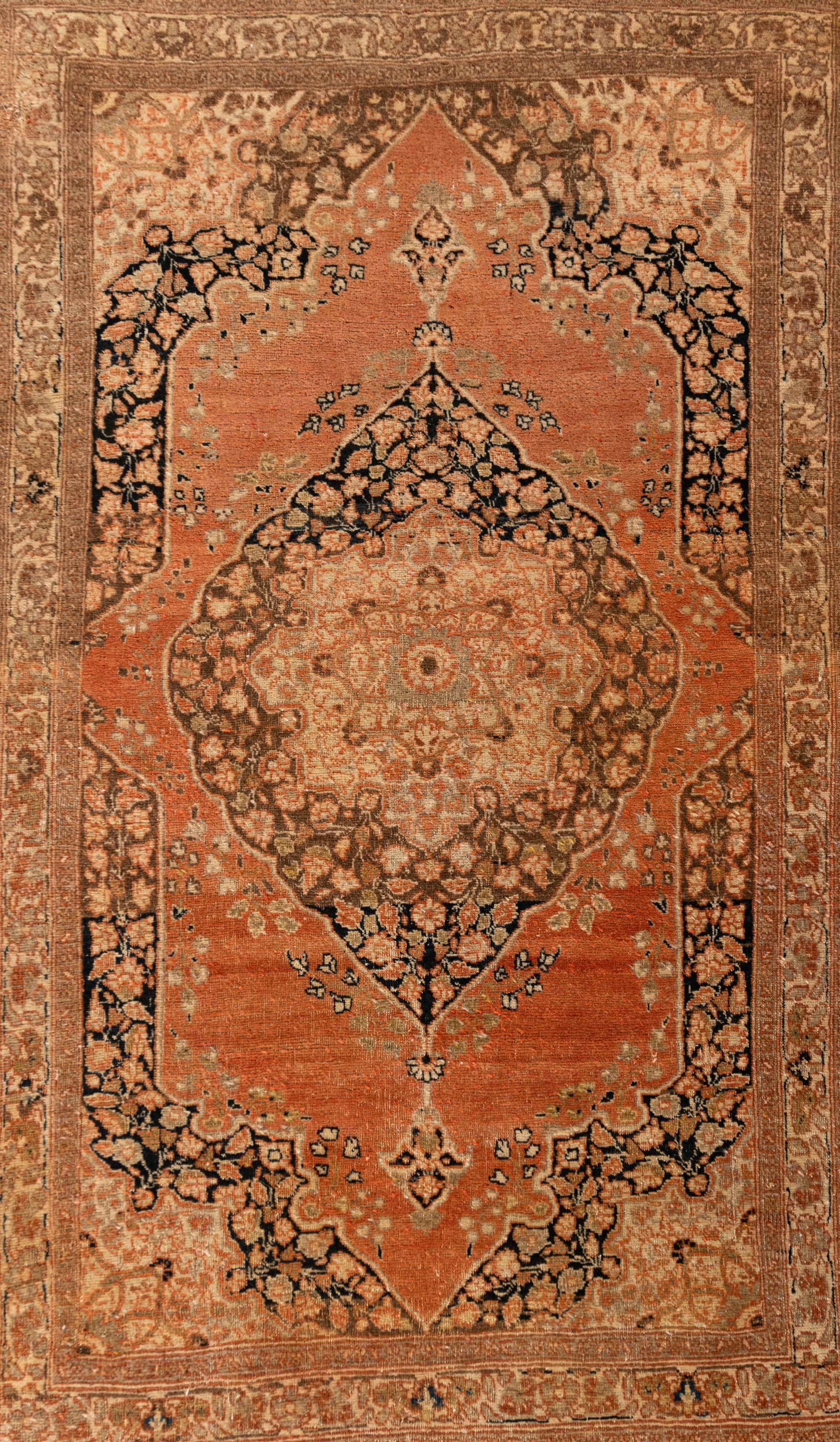 A Hadji Jalili Tabriz Wool Rug