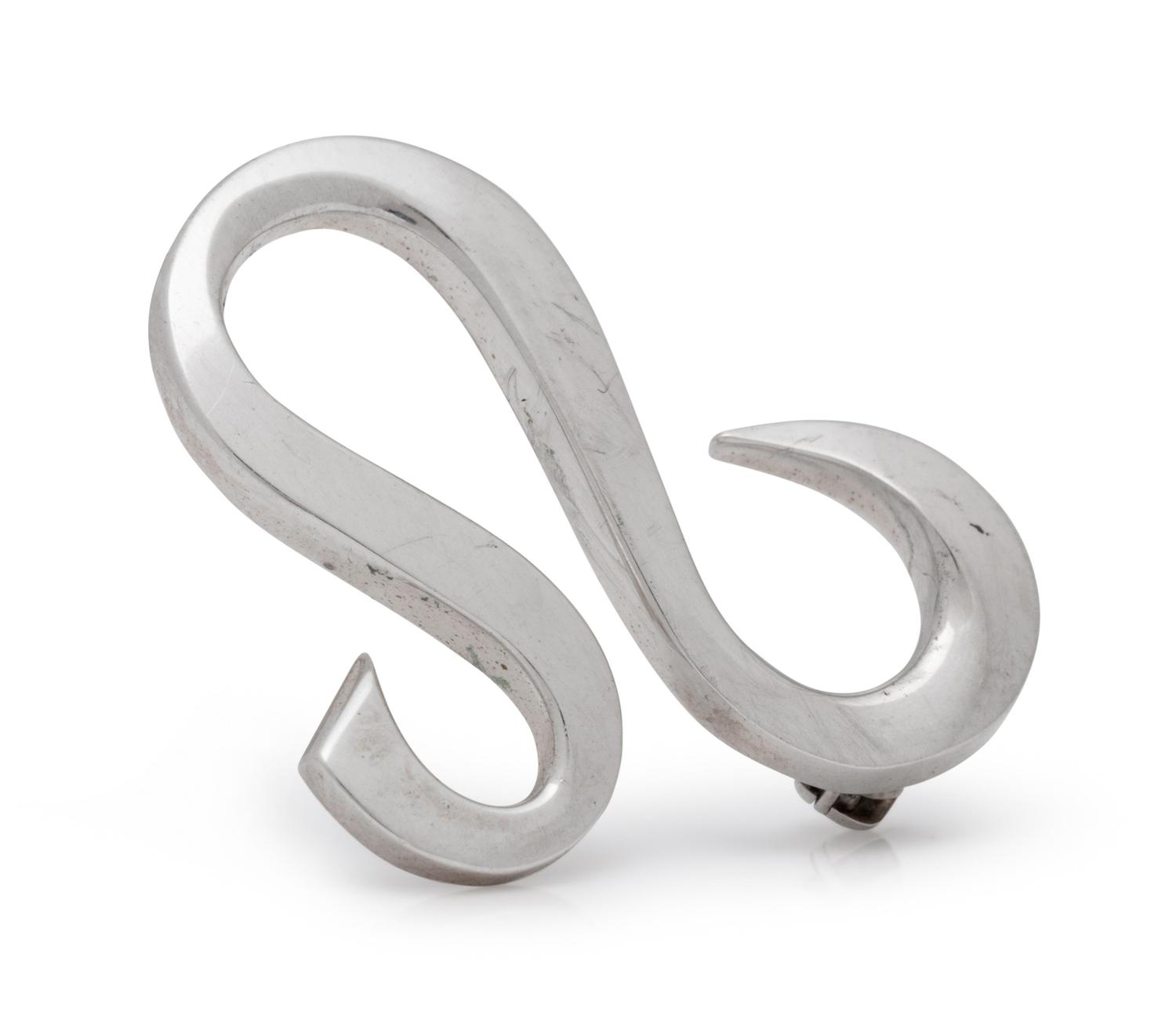 A Sterling Silver Brooch, Paloma Picasso for Tiffany & Co.,