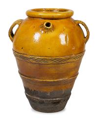 A Pair of Large Italian Terracotta Oil Jugs — 20TH CENTURY